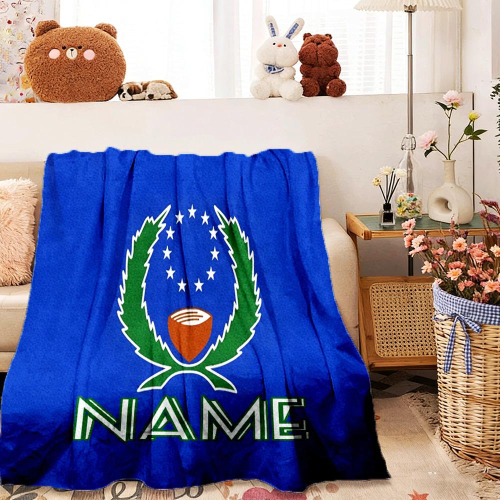 Maori Pattern Home Blanket Customize Your Names Comfortable Soft Lightweight Allseason Multipurpose Blanket For Picnics Sofas Offices Beds Living