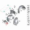 51717260739 51717260740 Передний брызговик, внутренний подкрылок для BMW 3' F30 F35 316I 318I 320I 2012-2018