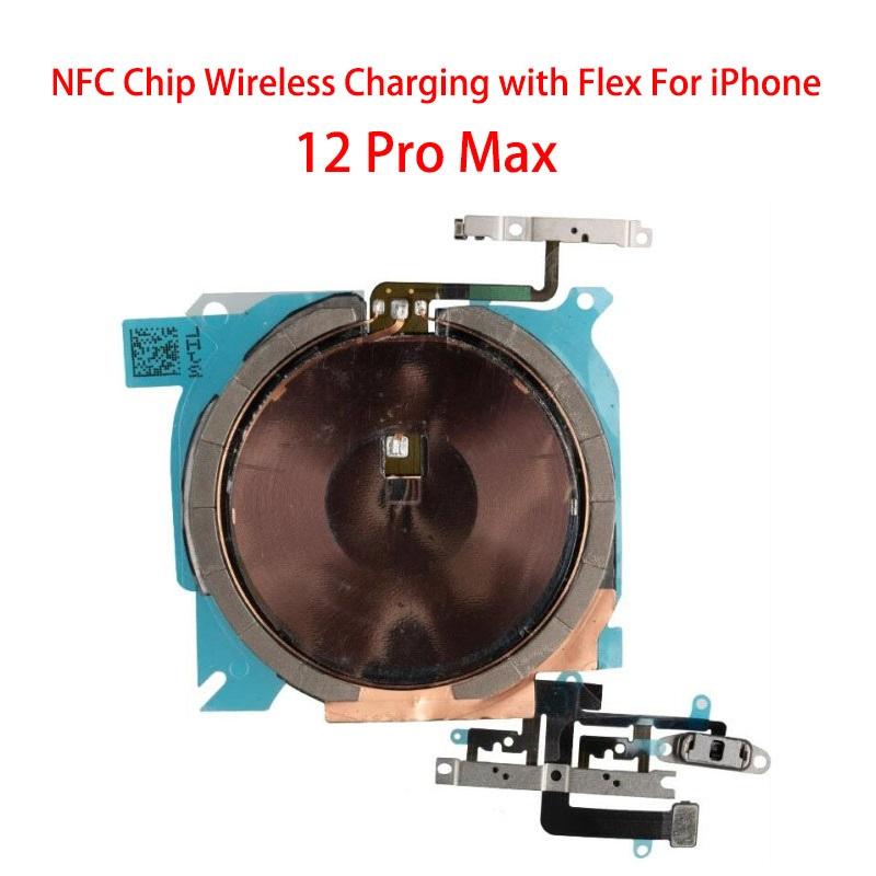 Wireless Charging Chip Coil NFC With Volume Flex For iPhone 11 Pro Max 12 13 14 X XS XR Charger Panel Sticker