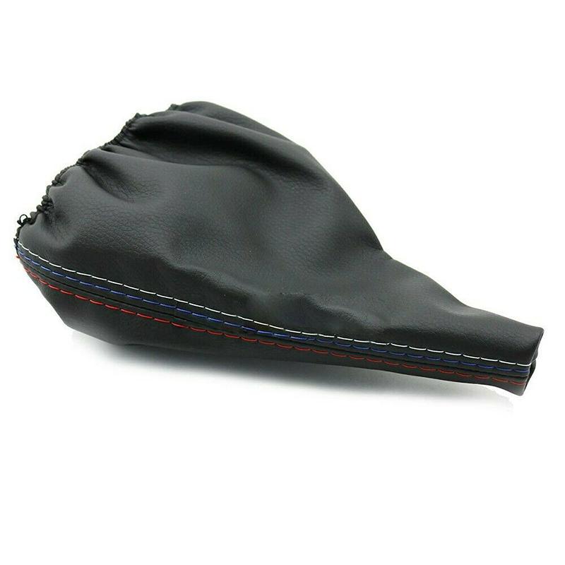 New PU Leather Car Gear Shift Knob Handbrake Gaiter Boot For BMW 3 E36 E46 M3