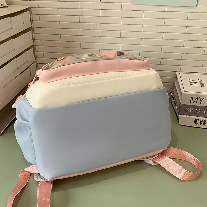 Большая вместимость школьного рюкзака для женщин, рюкзак для учащихся средней школы