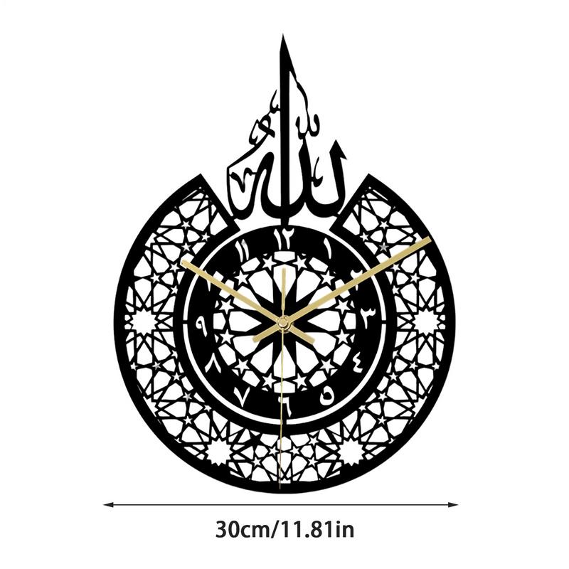 Настенные часы Современные металлические настенные часы Декор Бесшумные Рустикальные Стильные Бытовой Орнамент Для Холла Спальни Фермерского Дома Школ