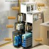 Kitchen Storage cabinet,Bathroom Storage Cabinet, Storage Shelves, Movable Shelf Rack,toilet Storage Cabinet