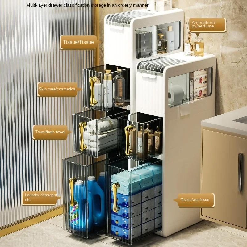 Kitchen Storage cabinet,Bathroom Storage Cabinet, Storage Shelves, Movable Shelf Rack,toilet Storage Cabinet