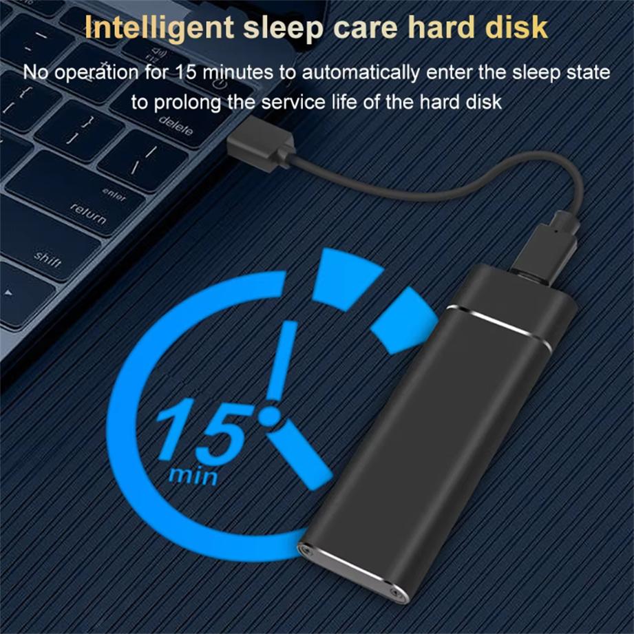 M2 SSD Case Single Protocol M.2 NGFF SATA External Enclosure M.2 to USB3.1 Type C SSD Adapter for PCIE NGFF SATA SSD Disk Box