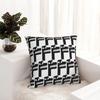 Emotion Letter Square Pillowcases Polyester Seat Cushion Cover Creative Pillowcase