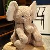 Large Plush Elephant Pillow Toy - Cute Comfort Doll for Children’s Birthday Gift