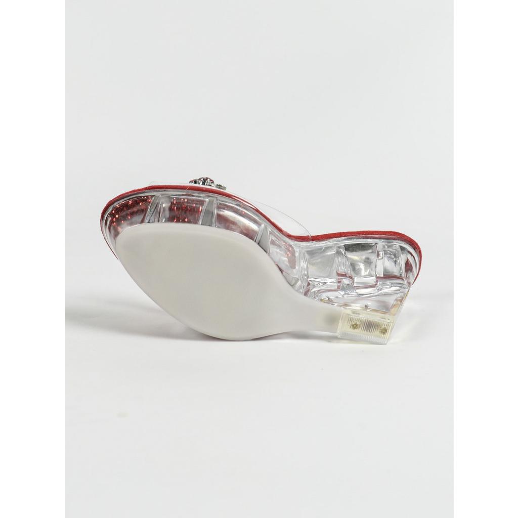 Женские сексуальные босоножки на платформе с каблуком 11 см, модные ночные клубные туфли с прозрачным хрусталем и банкетным хрусталем LFD-1101-Q2