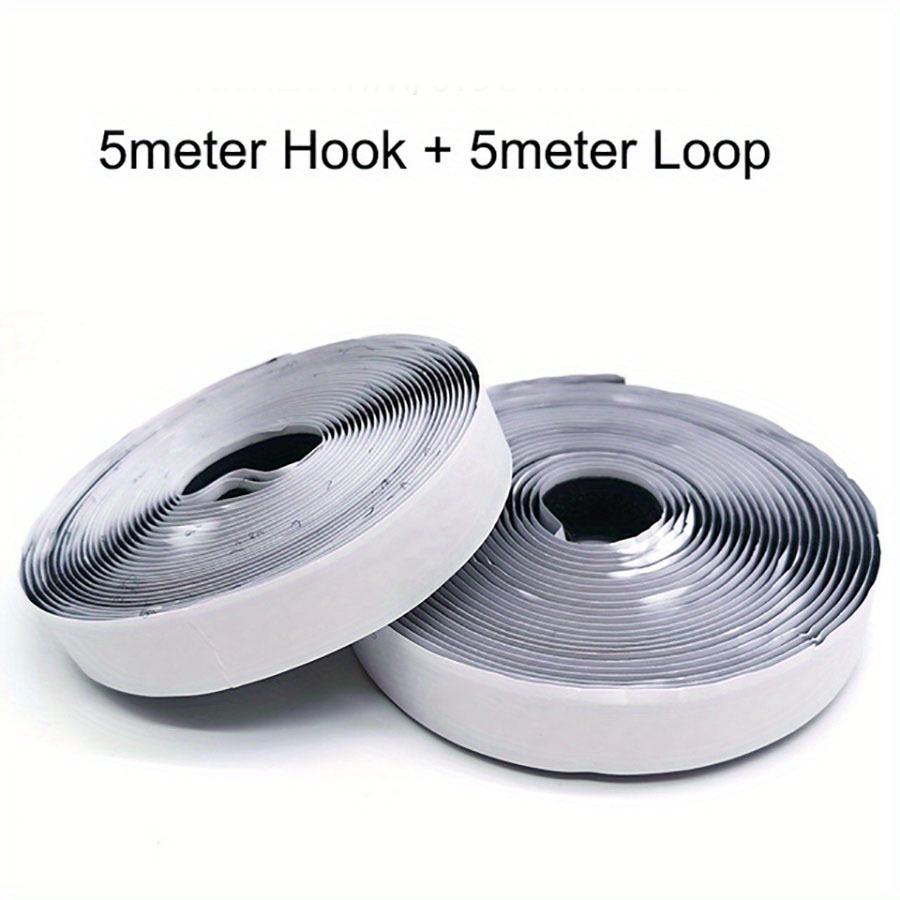 10m Self-Adhesive Velcro Tape for Screens, Cars & Anti-Mosquito Door Curtains