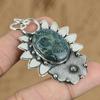 Natural Kambaba Jasper Gemstone Jewelry 925 Sterling Silver Pendant For Girls
