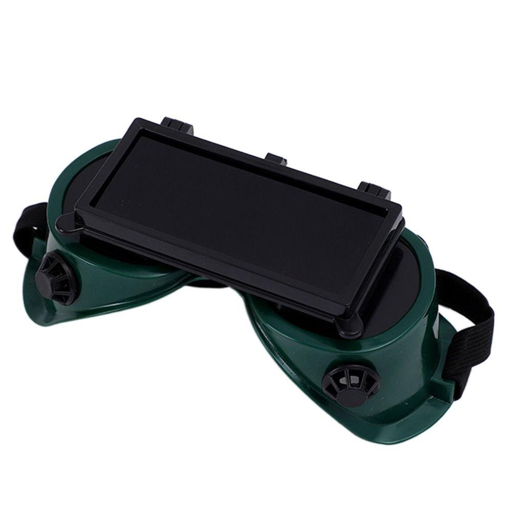 Work Safety Welding Goggles With Flip Cap Welder Accessory Eye Protector Protection Eyeglass