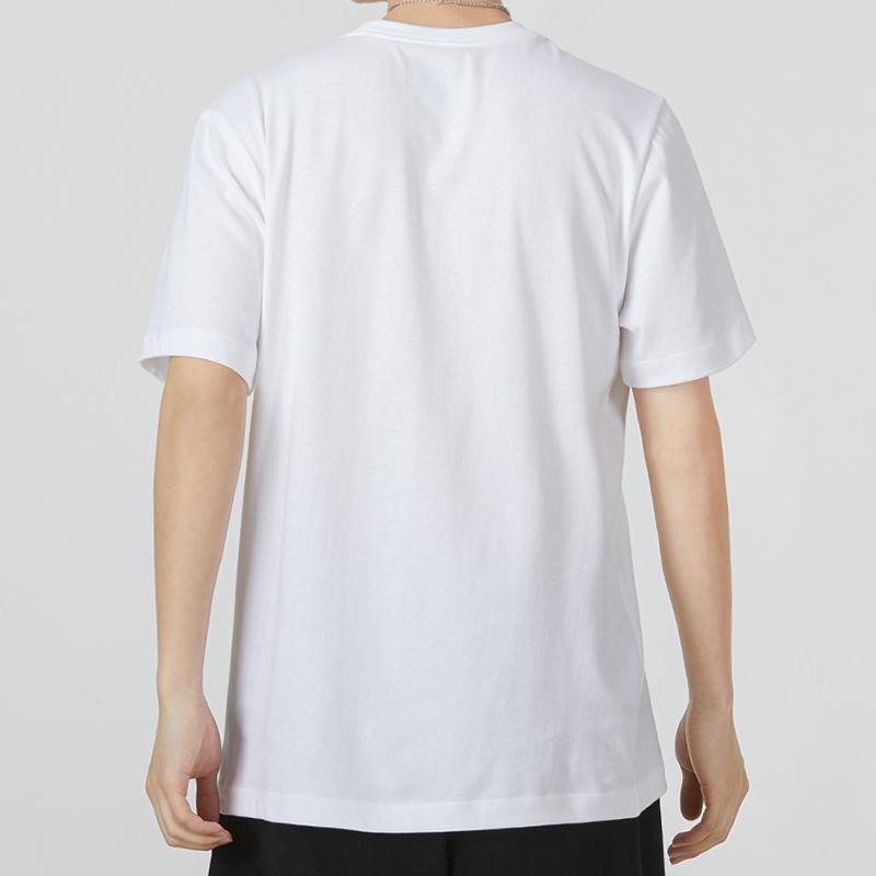 Nike Спортивный комплект для отдыха с круглым вырезом, коротким рукавом, футболкой, свободными дышащими штанами Five-Point, мужские комплекты AR4999-100+DM4742-010