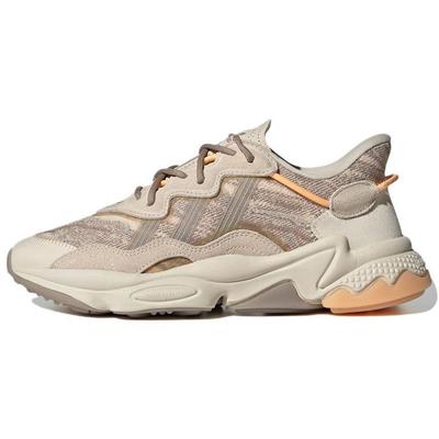 Originals Ozweego Текстильные Удобные Спортивные Прочные Дышащие Низкие Кроссовки для Повседневной Носки Женские кроссовки Коричневый GW9748