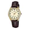Women's Leather Band Wrist Watch LTP-V005GL-9A
