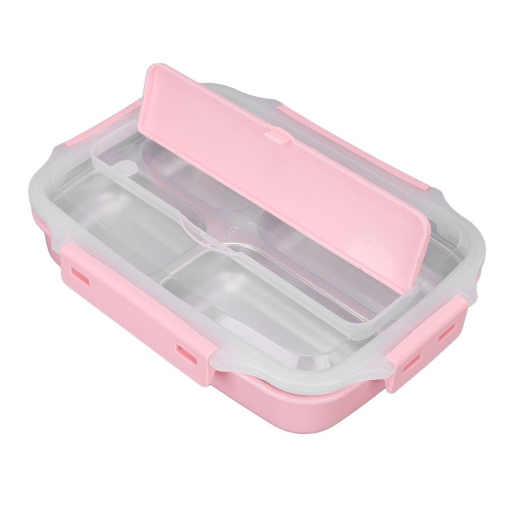 1.2L Leakproof Lunch Box 304 Stainless Steel Food Storage Container Insulated Lunch Box For Travel