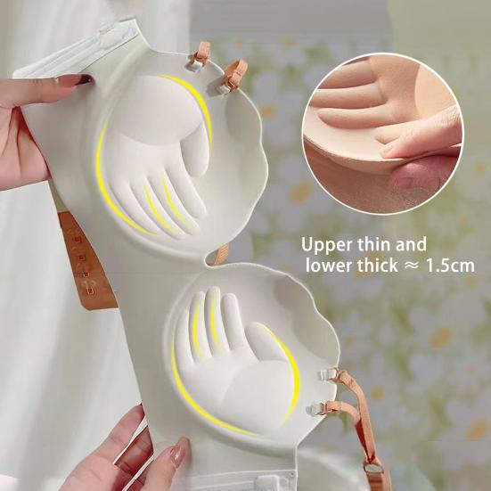 Женский невидимый бюстгальтер, женский бюстгальтер без бретелек, противоскользящая полоска, пуш-ап, застежка сзади, съемные бретели, женское нижнее белье