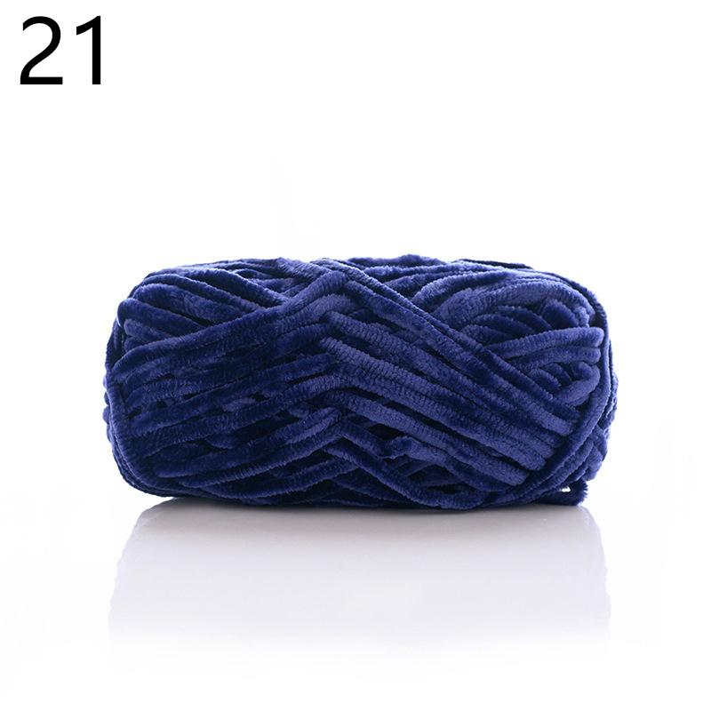 1 рулон/100 г однотонная пряжа из шерсти синель для шапки, шарфа, хлопчатобумажной нити, аксессуары ручной работы