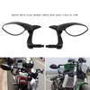 1 Pair Motorcycle Rearview Mirror for Scooter Electromobile Convex Rear View Mirror High Definition Handlebar End Mirror