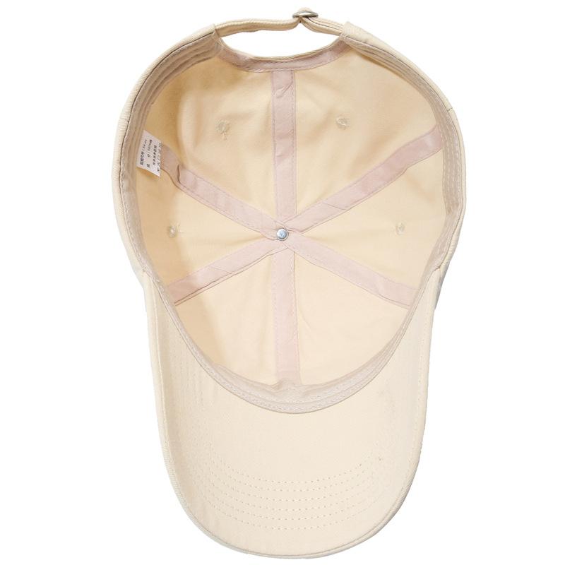 Minimalist W Embroidered Baseball Cap, Soft Washed Cotton Adjustable Curved Brim Sun Hat for Men Women