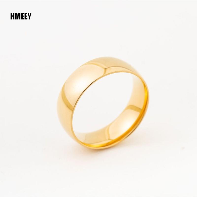 Tarnish Free 2mm 4mm 6mm Stainless Steel 18K Gold Plated Silver Color Knuckle Rings for Lady Minimalist Gold Rings for Women