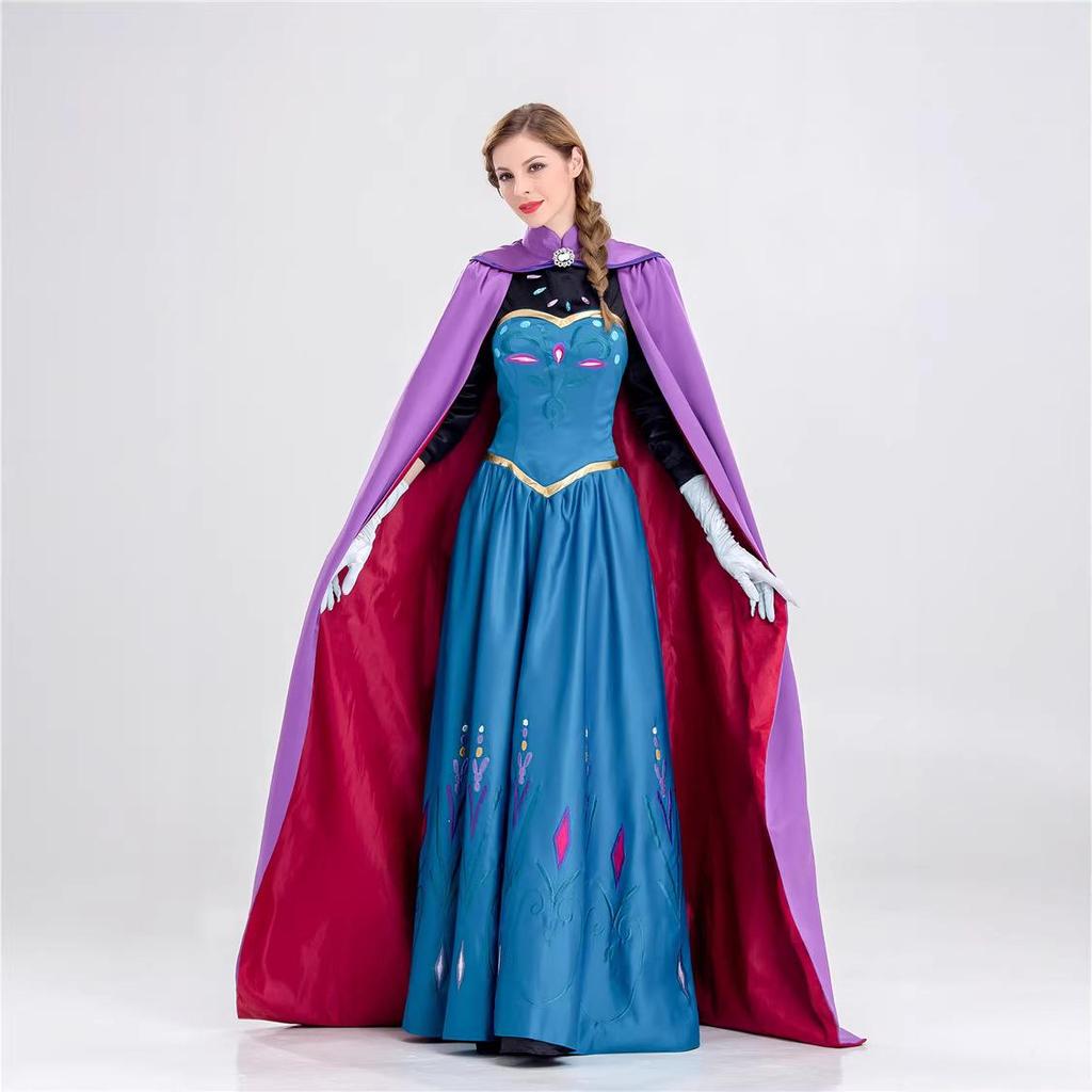 Frozen Cosplay Princess Anna Adult Halloween Costume
