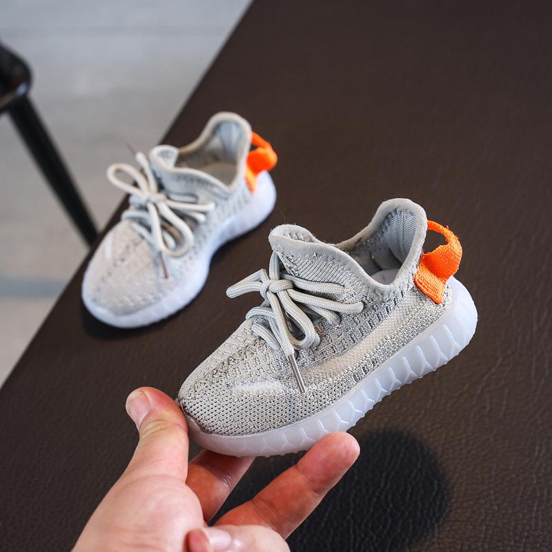 Весенне-осенние новые одноклассники интернет-знаменитости детская спортивная обувь дышащая сетчатая обувь мальчики и девочки детская обувь на мягкой подошве для малышей