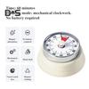 60-минутный механический таймер с магнитным основанием, портативный кухонный таймер, визуальный циферблат, звонок, оповещение, инструмент для управления временем