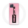Case for Oppo A93 Blackpink K-pop Group Logo Black Pink Pink Background