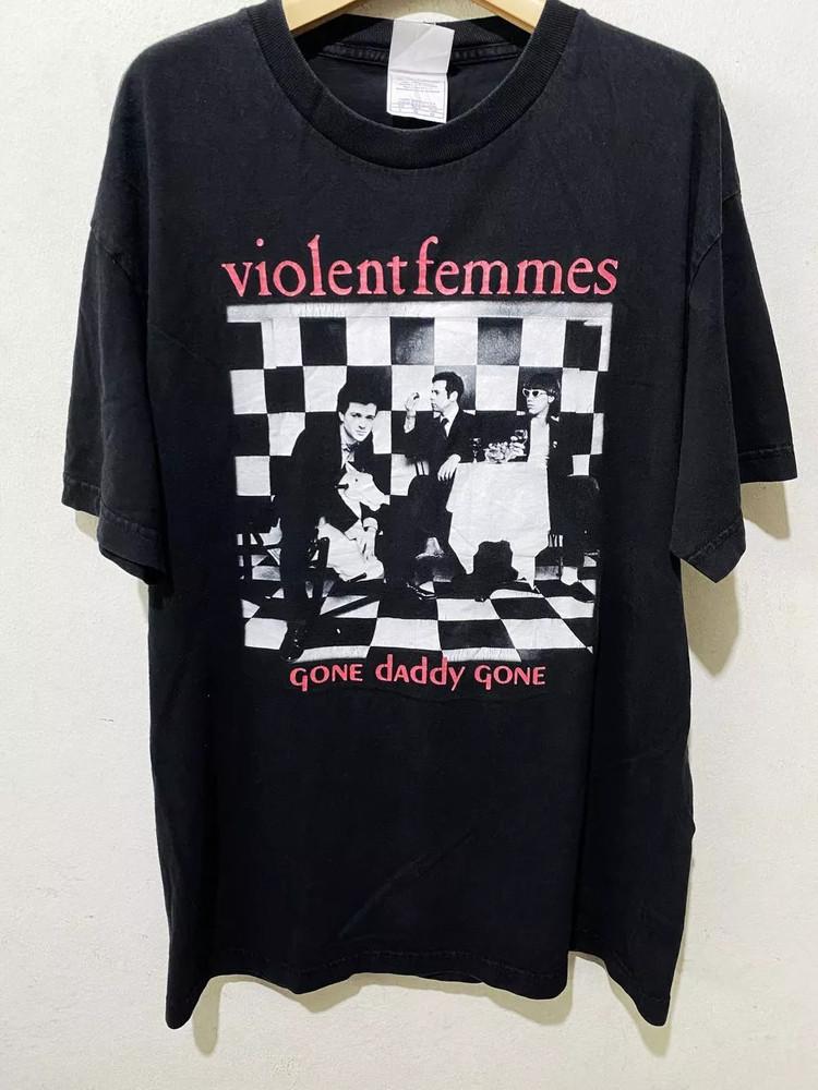 Футболка с принтом группы Violent Femmes, Черная футболка унисекс с коротким рукавом S-5XL