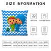 Мультяшная Милая Наволочка P-Pocoyo Шелковистый Короткий Плюш Двусторонняя Печатная Наволочка Для Дивана Все Сезоны Домашний Декор Подарок