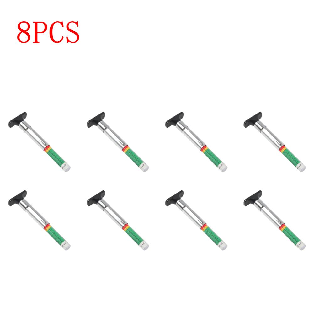 1-10PCS 25mm Car Tyre Tire Tread Depth Gauge Meter Caliper Thickness Gauges Monitoring System Tire Wear Detection Measuring Tool