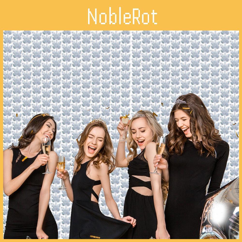 Radiant Butterfly Raindrop Curtain Decoration For Festive Party Celebrations And Birthdays