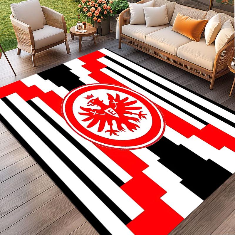 Eintracht Frankfurt Print Rug, Washable Floor Carpet, For Entryway Dorm Laundry Room Office Study, Home Decor Birthday Christmas Gift