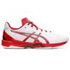 Asics V-Swift FF 3 Fabric Leather Low-Top Training Shoes Men Sneakers White Red 1053A042-101