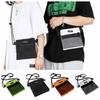 Large Capacity Mesh Shoulder Bag Letter Simple Phone Bag Casual Oxford Small Message Bag  Sports