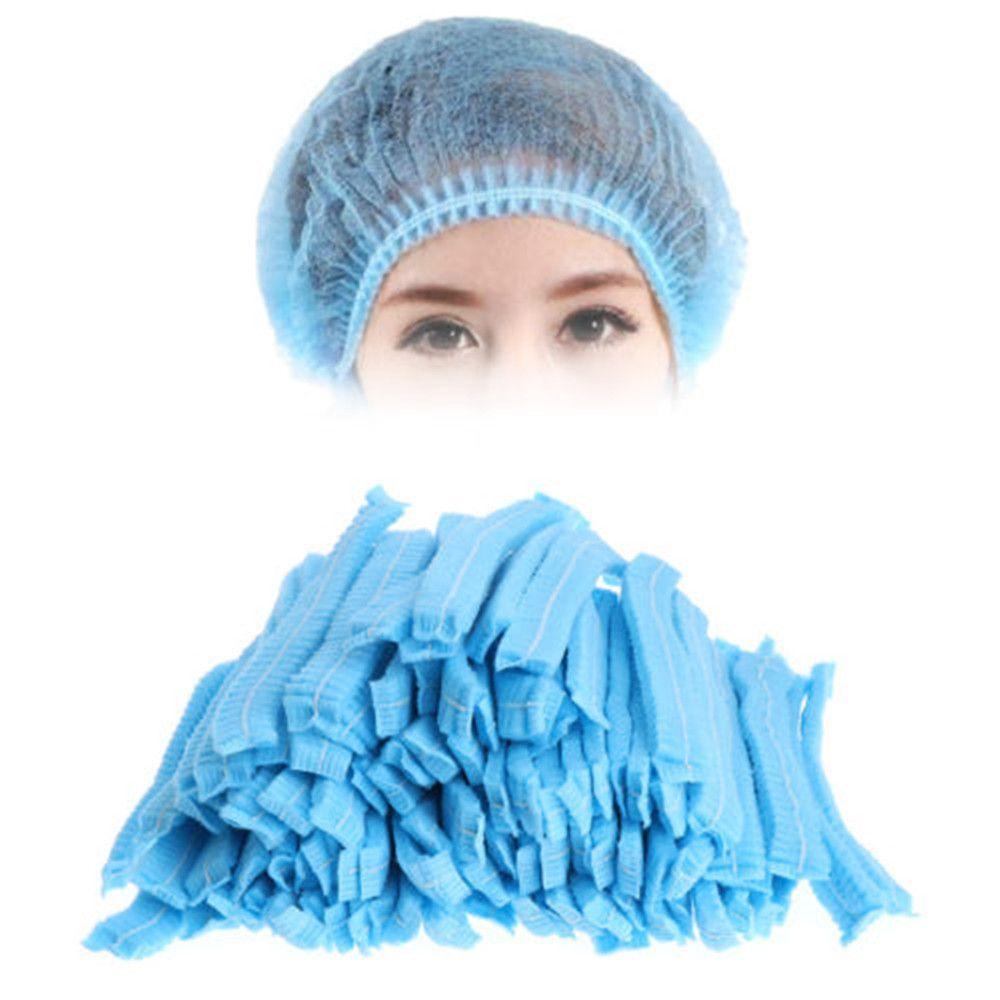 100 Pcs New Dustproof Stretch Eyebrows Tattoo Catering Hat Hair Net Caps Microblading