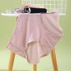 Trendy Lady Underpants Solid Color Stretchy Anti-septic