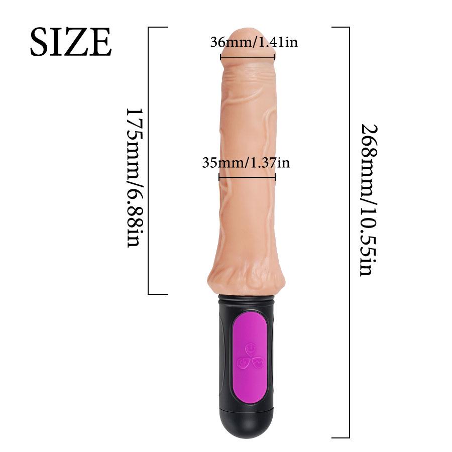10 Modes Heating G Spot Realistic Dildo Vibrator for Women Clitors Stimulate Vagina Massager Silicone Artificial Penis Sex Toys Female Masturbator