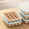 24-секционный лоток для яиц, ящик для хранения яиц с крышкой, кухонный холодильник, ящик для яиц, подставка для яиц, ящик для хранения яиц, холодильник, органайзер для яиц, инструменты