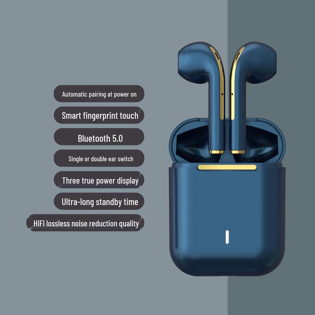 J18 TWS Беспроводные Bluetooth-наушники-вкладыши для спорта с шумоподавлением
