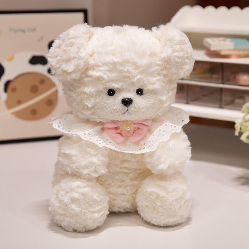 Little Girl Sleeping In Bed Bunny Plush Doll Cute Dog Cat Soothing Pillow Girl Gift