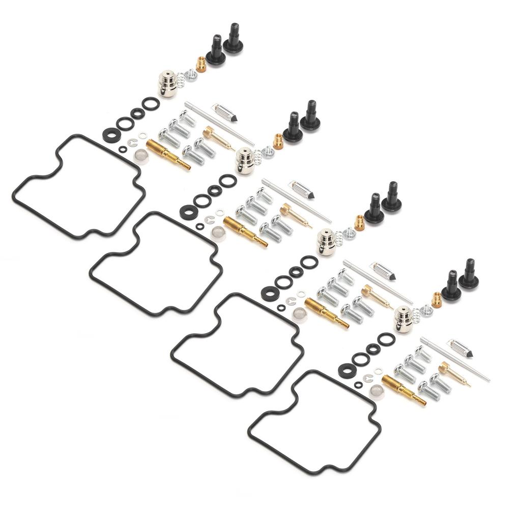 4 Sets Carburetor Rebuild Fix Kit Carb Overhaul Fit for Suzuki GSX600F Katana 19982006