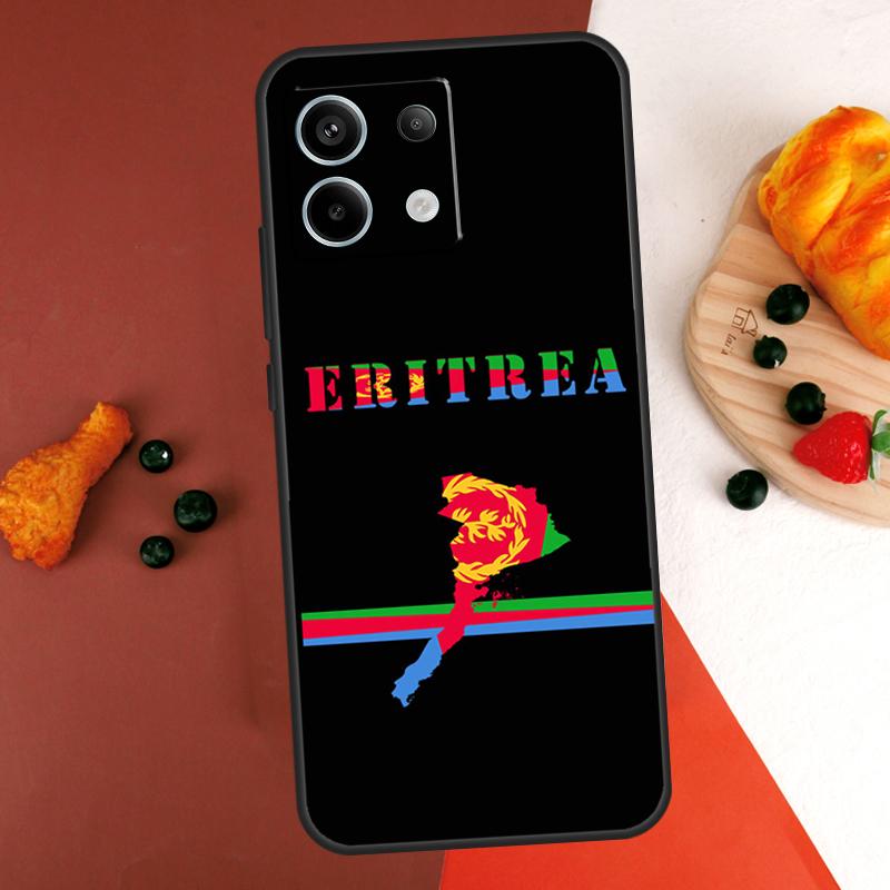 Eritrea Flag Case For Xiaomi Redmi Note 14 13 Pro 9 10 11 12 Pro 10S 11S 12S Redmi 14C 13C 10C 12C Coque