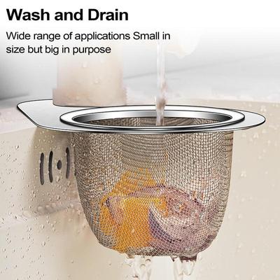 Фильтр для раковины Корзина для раковины Угловой фильтр в форме лебедя Корзина для овощей Водонепроницаемый фильтр для раковины Корзина для слива продуктов на кухне