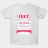 Футболка женская Im A July Woman Birthday Shirt Harajuku Print Kawaii Tshirt Летняя футболка с коротким рукавом женская футболка Топ Футболка