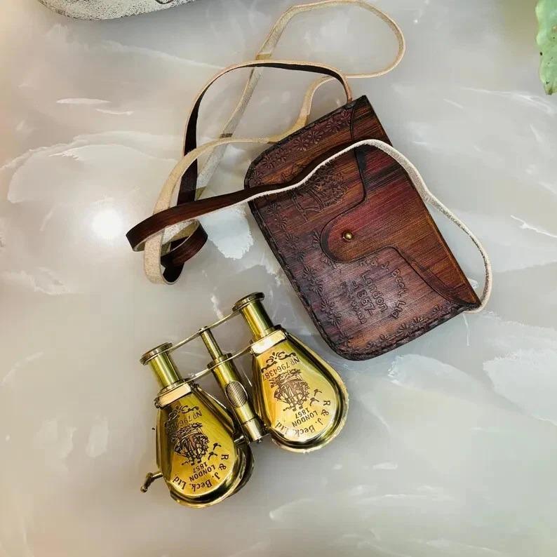 Handmade Vintage Nautical Brass Pirate Monocular: