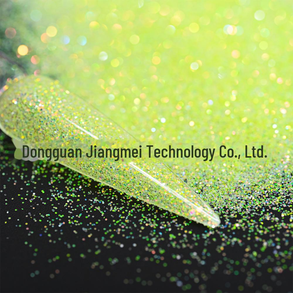 Пудра для ногтей Cross-Border Fine Flash Diamond Sea Salt, 50 г - фантазийный глиттер с эффектом зыбучих песков.