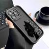 Черно-белый чехол с леопардовым желобком для iPhone 14/15/16/17 Pro Max