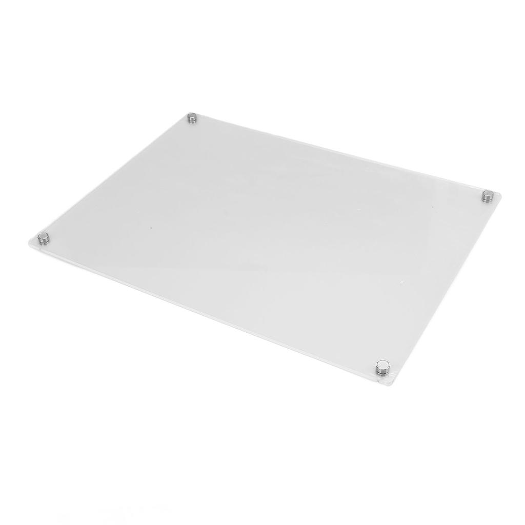 Акриловый магнитный календарь для холодильника для сухого стирания, многоразовый прозрачный планер с 6 маркерами 15,7 дюйма X