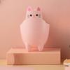 2Pcs Garbage Cans Pen Holders Large Capacity Smooth Edge Burr Free Cartoon Cat Shape Mini Table Trash Cans Storage Buckets